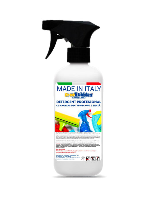 Soluție Profesională GEAM&STICLĂ cu AMONIAC