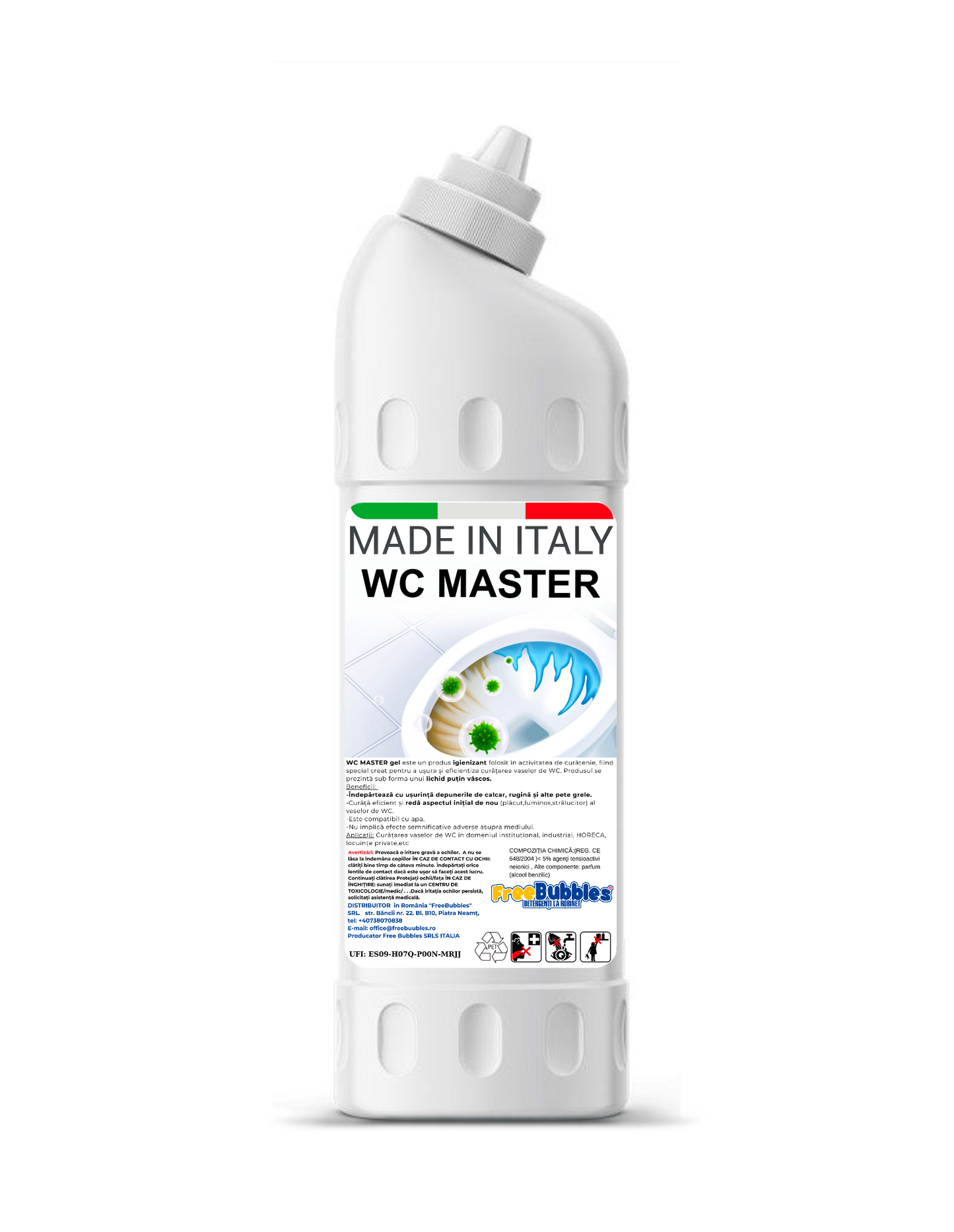 Detergent WC MASTER (Gel pentru toaletă)