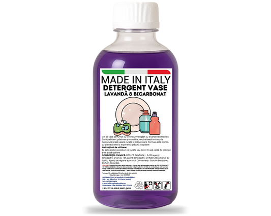 Detergent Vase Lavanda cu Bicarbonat
